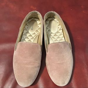 Birdies The Starling Size 8.5 Tan Casual Slip On Loafer Cushioned Logo Slipper